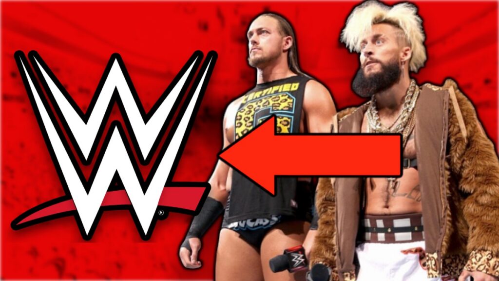 WWE logo with Enzo Amore & Big Cass