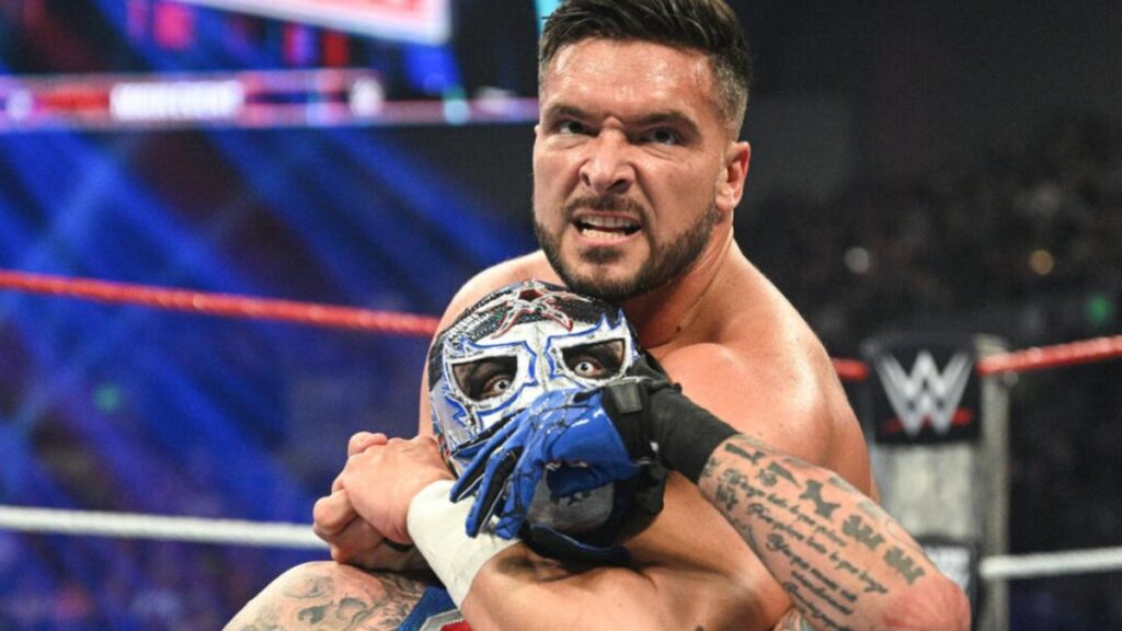 Ethan Page and Penta at WWE Saturday Night's Main Event