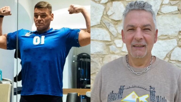WWE star Gunther and Italian football legend Roberto Baggio