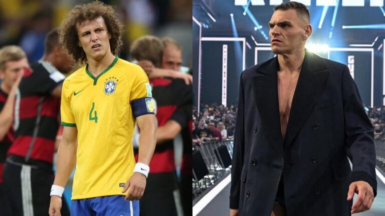 WWE's GUNTHER alongside Brazil vs. Germany at the 2014 FIFA World Cup