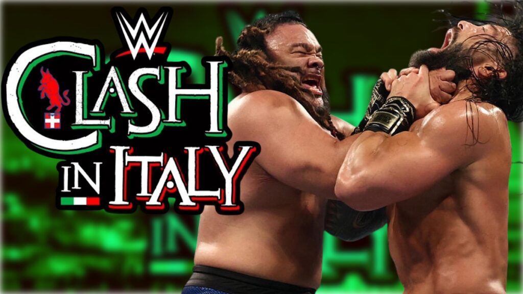 WWE Clash in Italy 2026 with Jacob Fatu and Roman Reigns