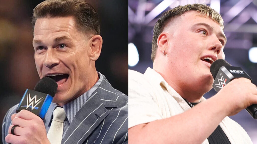 WWE stars John Cena and Mason Rook