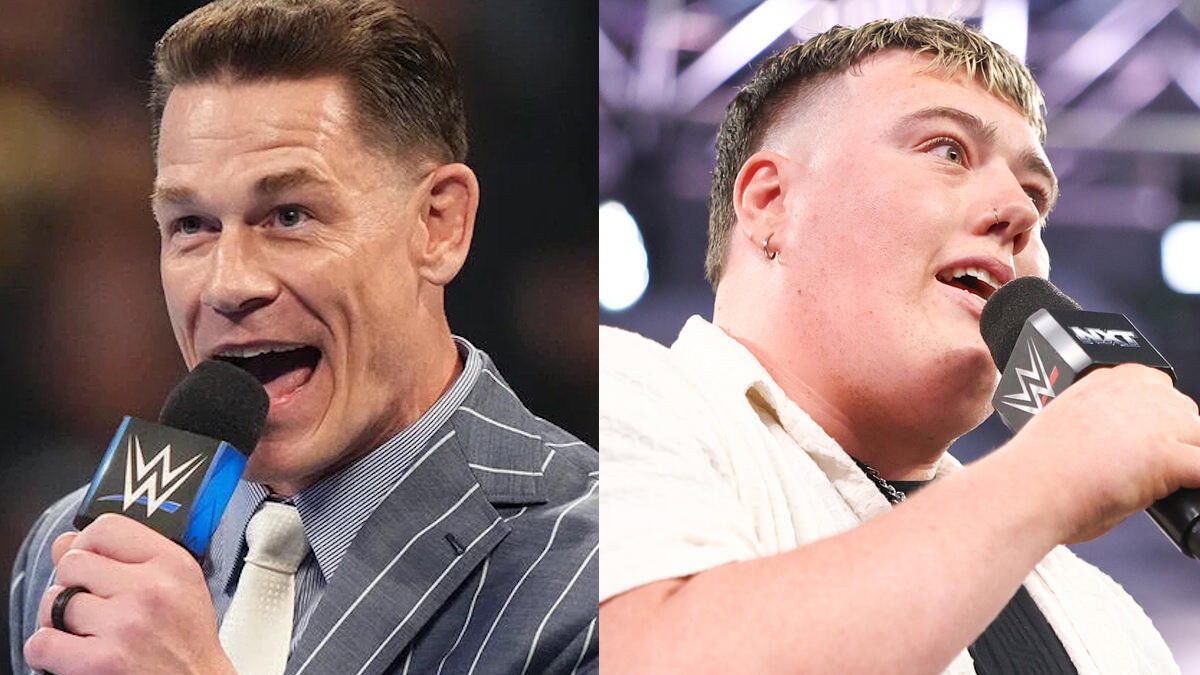 WWE stars John Cena and Mason Rook