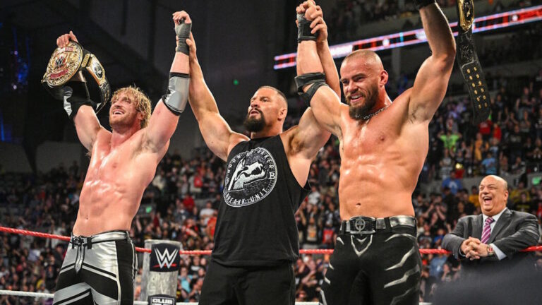WWE's The Vision (Logan Paul, Austin Theory, Bron Breakker & Paul Heyman)