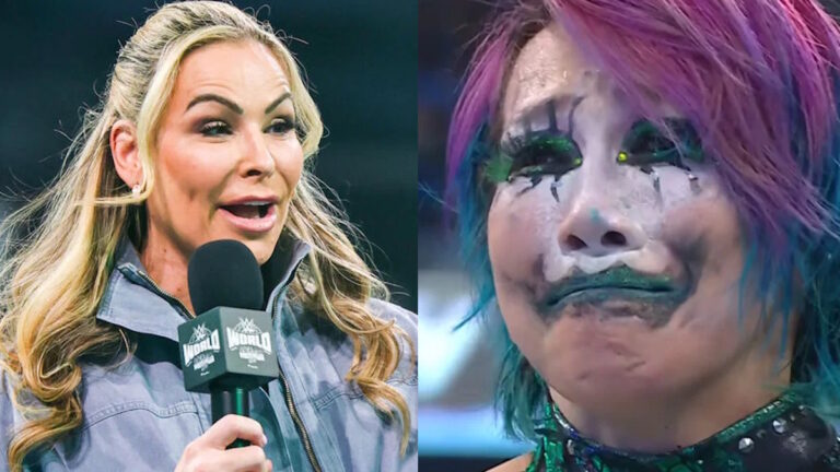 WWE stars Nattie and Asuka