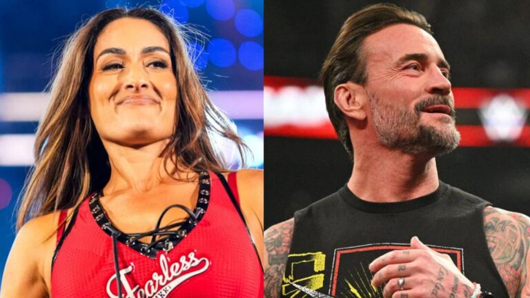 WWE stars Nikki Bella and CM Punk