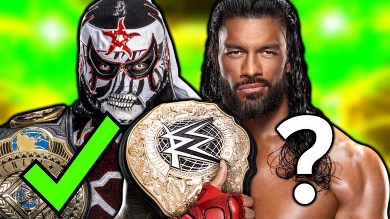 WWE stars Penta and Roman Reigns