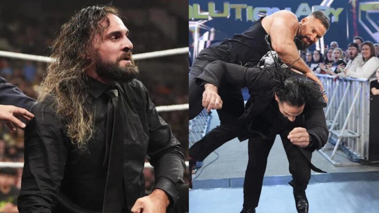 Seth Rollins and Bron Breakker on WWE Raw