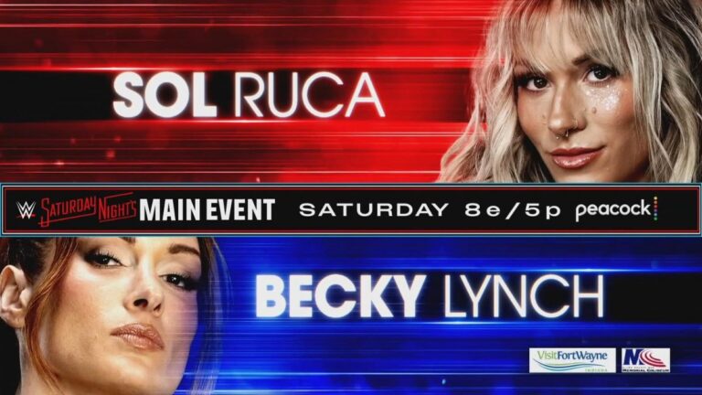 WWE Saturday Night's Main Event - Becky Lynch vs. Sol Ruca