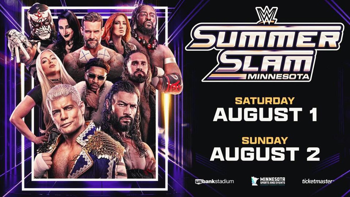 Official WWE SummerSlam 2026 poster