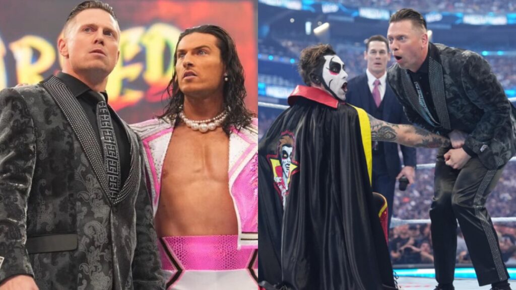 Danhausen, The Miz, Kit Wilson and John Cena at WWE WrestleMania 42