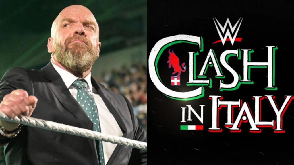 Triple H and the WWE Clash in Italy logo
