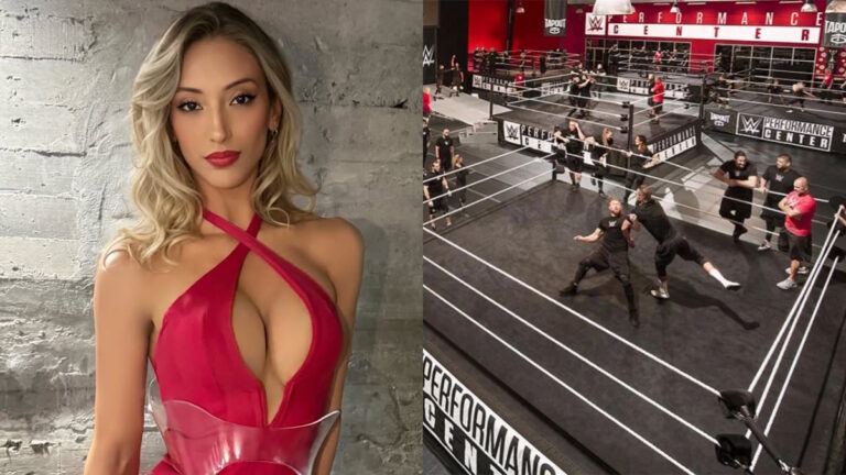 Ignacia Cifuentes Guzman and WWE Performance Center