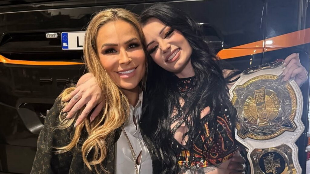 WWE stars Nattie and Paige