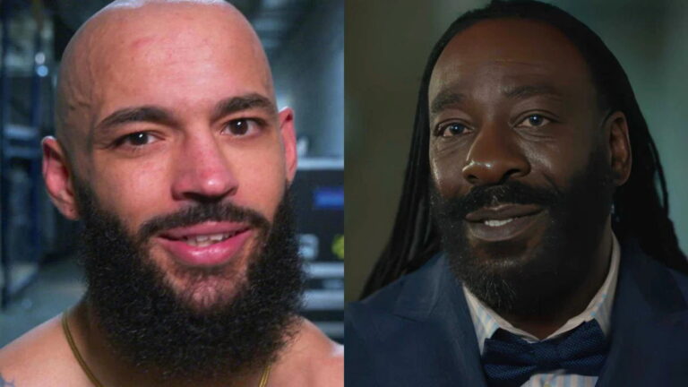 AEW star Ricochet and WWE Hall of Famer Booker T