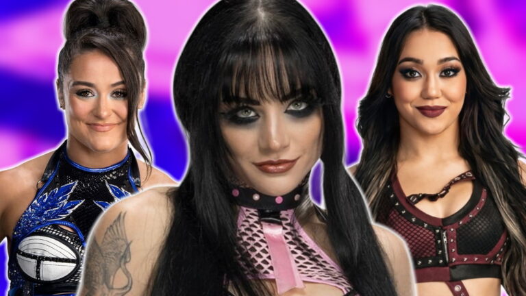 WWE stars Tatum Paxley, Lyra Valkyria and Roxanne Perez