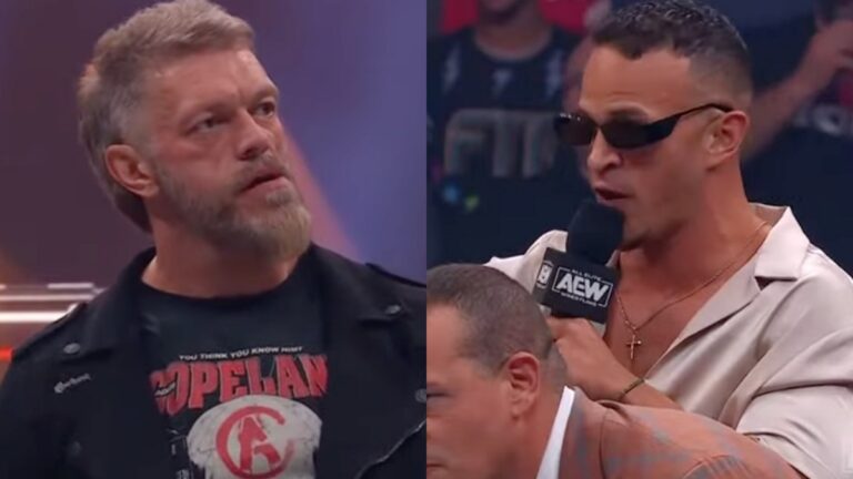 AEW's Adam Copeland and Ricky Starks from AEW Collision