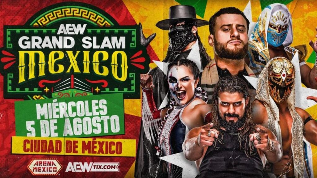 AEW Grand Slam Mexico 2026 graphic