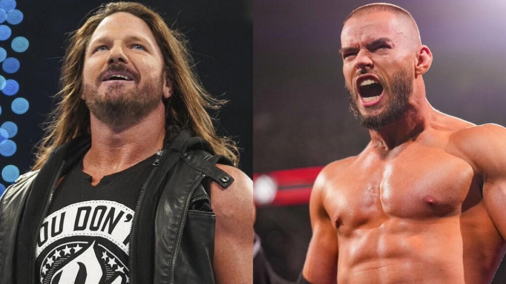 WWE's AJ Styles and Austin Theory