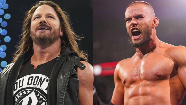 WWE's AJ Styles and Austin Theory