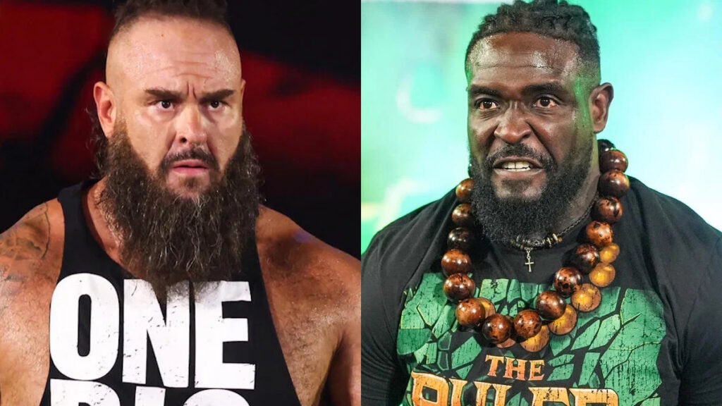 WWE stars Braun Strowman and Oba Femi