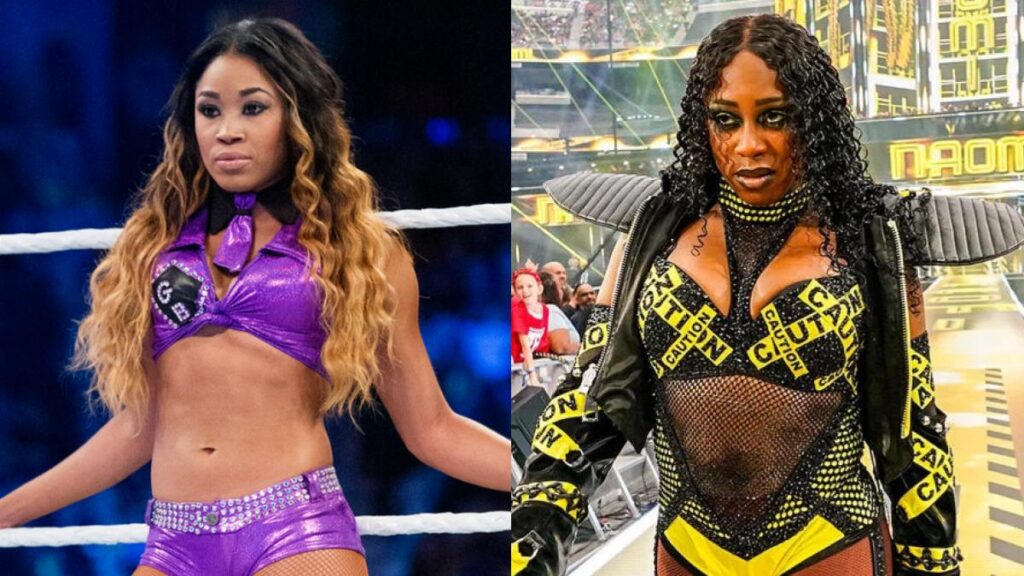 Cameron/Ariane Andrew and Naomi in WWE