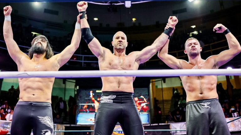 AEW's Claudio Castagnoli, Daniel Garcia and Wheeler Yuta