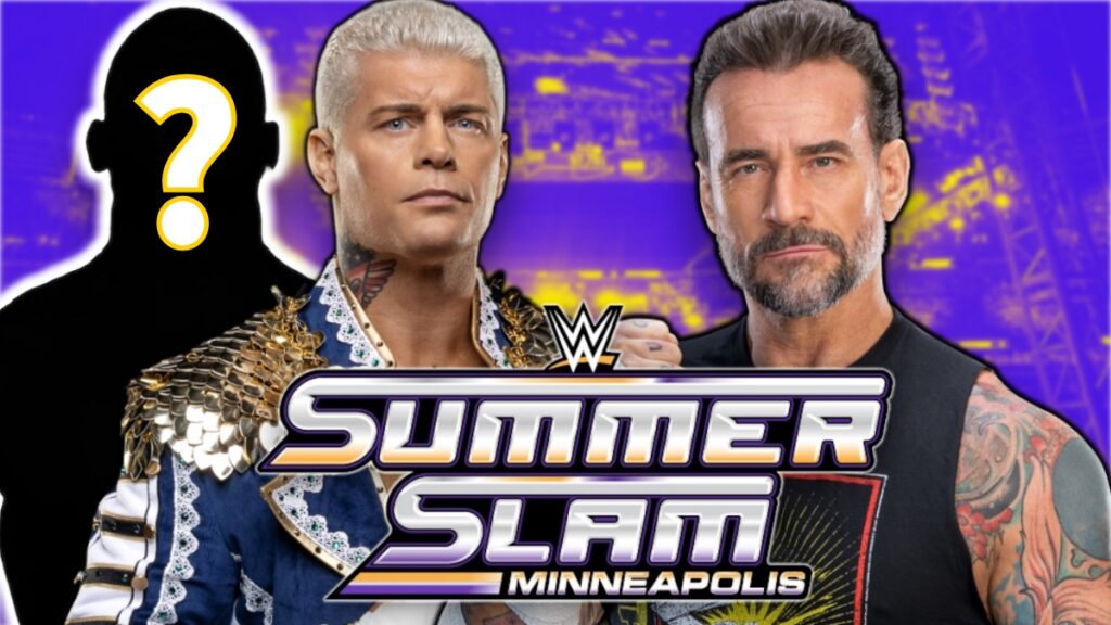 WWE SummerSlam 2026 logo with CM Punk and Cody Rhodes