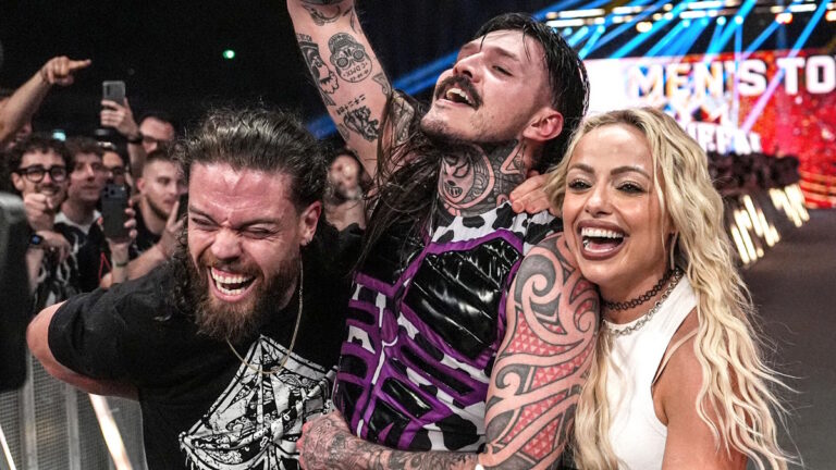 JD McDonagh, Dominik Mysterio & Liv Morgan of Judgment Day in WWE