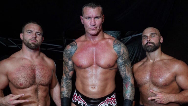 WWE star Randy Orton and AEW stars FTR