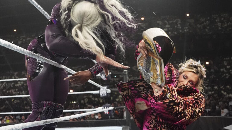 WWE's Charlotte Flair costing Jade Cargill the Women's US Title at Night of Champions