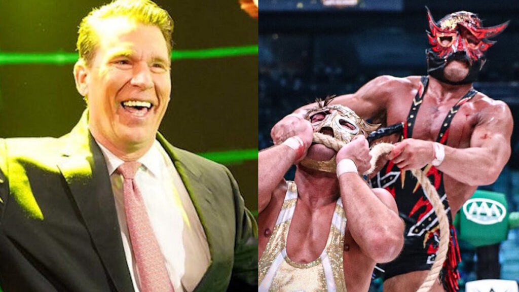 WWE Hall of Famer JBL, Chad Gable and Ludwig Kaiser (El Grande Americano)