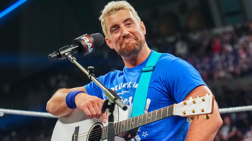 WWE star Joe Hendry on guitar
