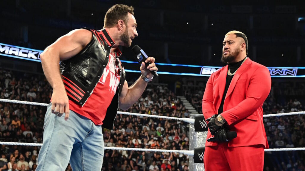 WWE's LA Knight and Solo Sikoa on SmackDown
