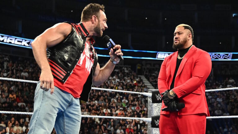 WWE's LA Knight and Solo Sikoa on SmackDown