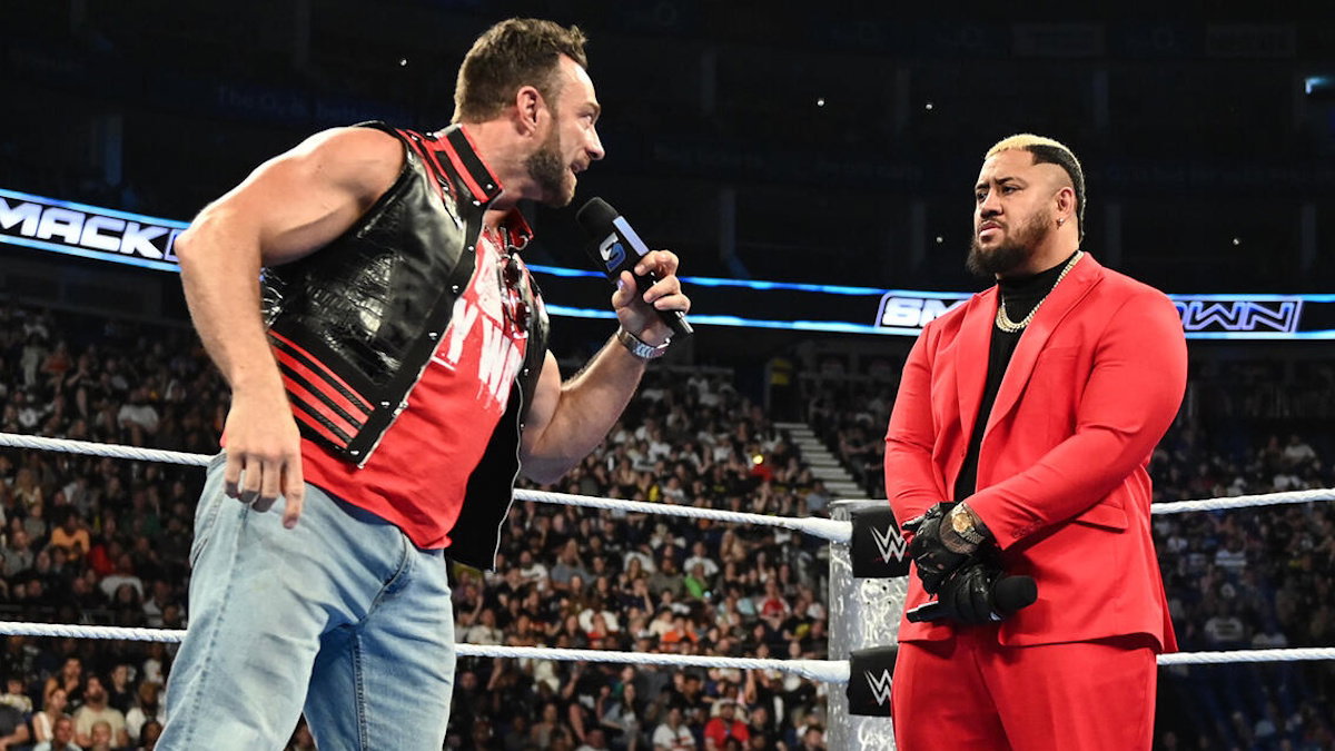 WWE's LA Knight and Solo Sikoa on SmackDown