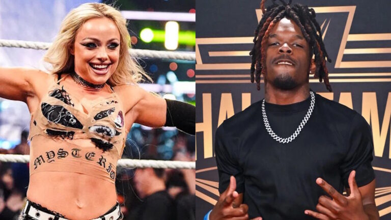 WWE stars Liv Morgan and Je'Von Evans