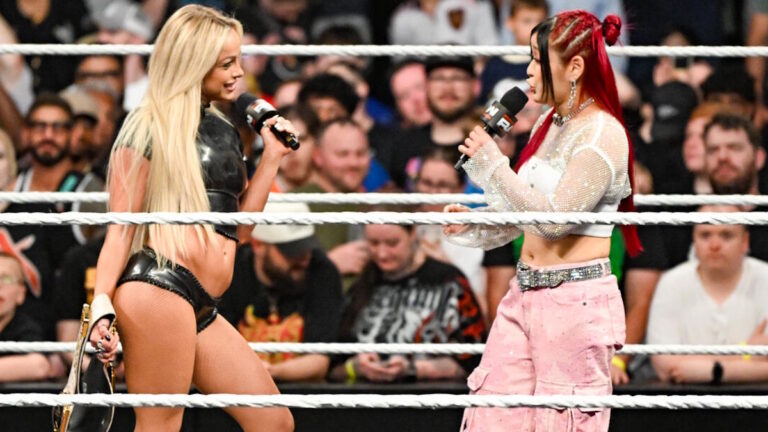WWE stars Liv Morgan and IYO SKY