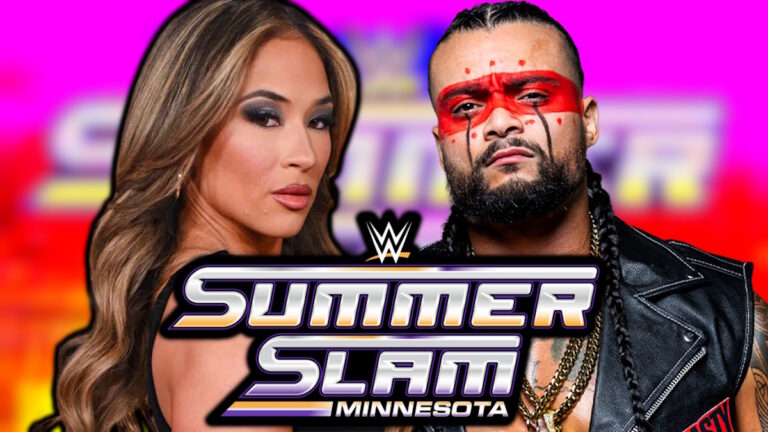 WWE SummerSlam logo, Lola Vice and Mike Santana
