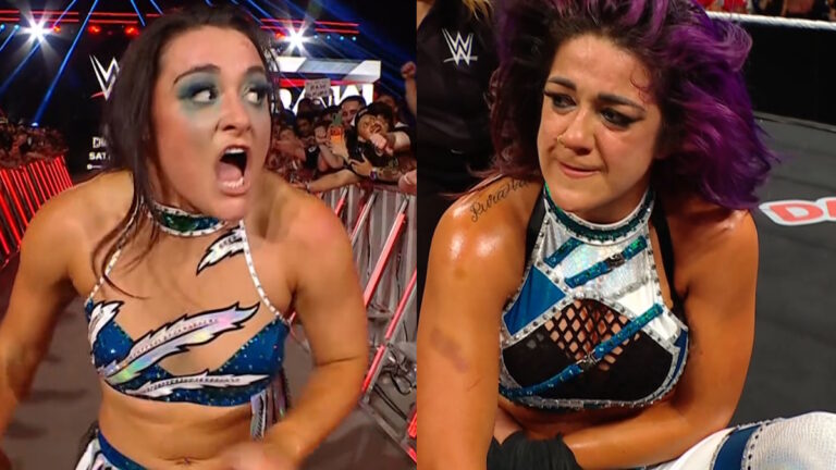 WWE stars Lyra Valkyria and Bayley