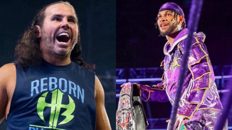 TNA Wrestling's Matt Hardy and Leon Slater in WWE