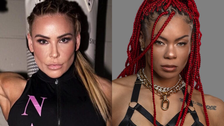 WWE stars Nattie and B-Fab