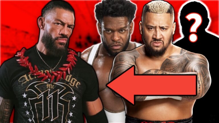 WWE's Roman Reigns, Solo Sikoa and Royce Keys