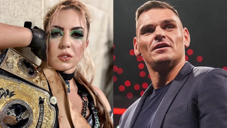 AEW star Thekla and WWE star GUNTHER