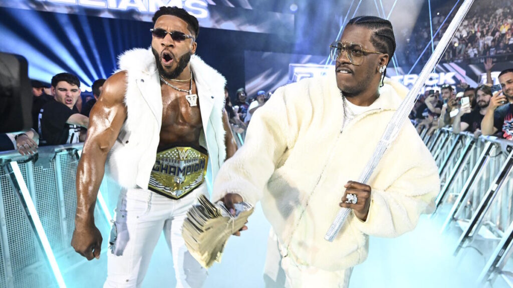 WWE US Champion Trick Williams and Lil Yachty