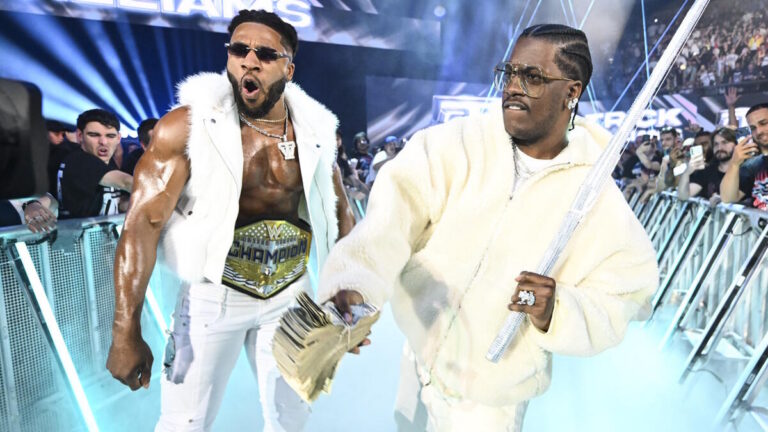 WWE US Champion Trick Williams and Lil Yachty