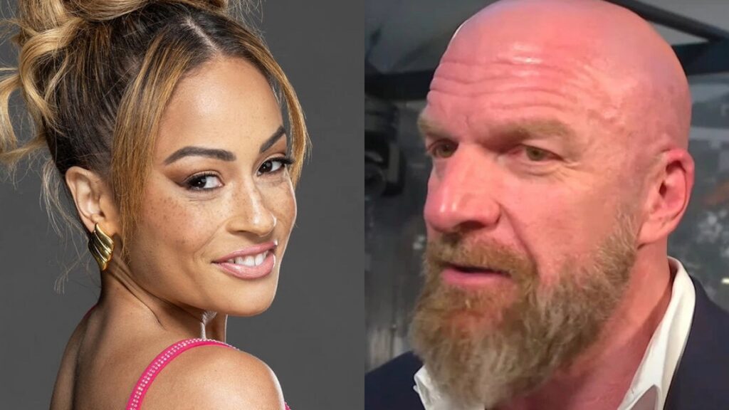 Former WWE name Kayla Braxton and Triple H