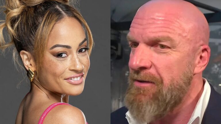 Former WWE name Kayla Braxton and Triple H