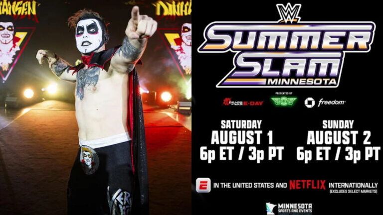 Danhausen and the WWE SummerSlam logo