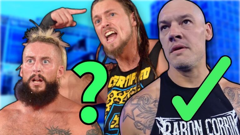 WWE's Baron Corbin with Enzo Amore & Big Cass